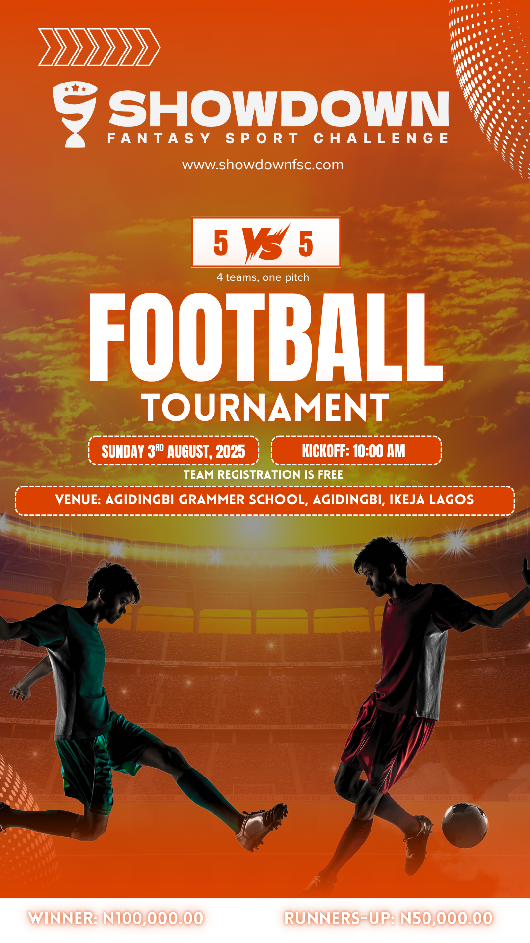 Read more about the article 5 vs 5 Football Challenge